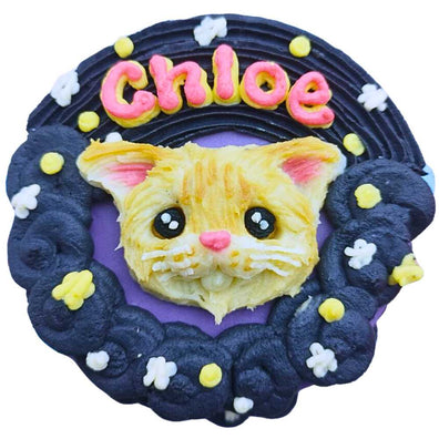 Starry Night Portrait Cake for Cats